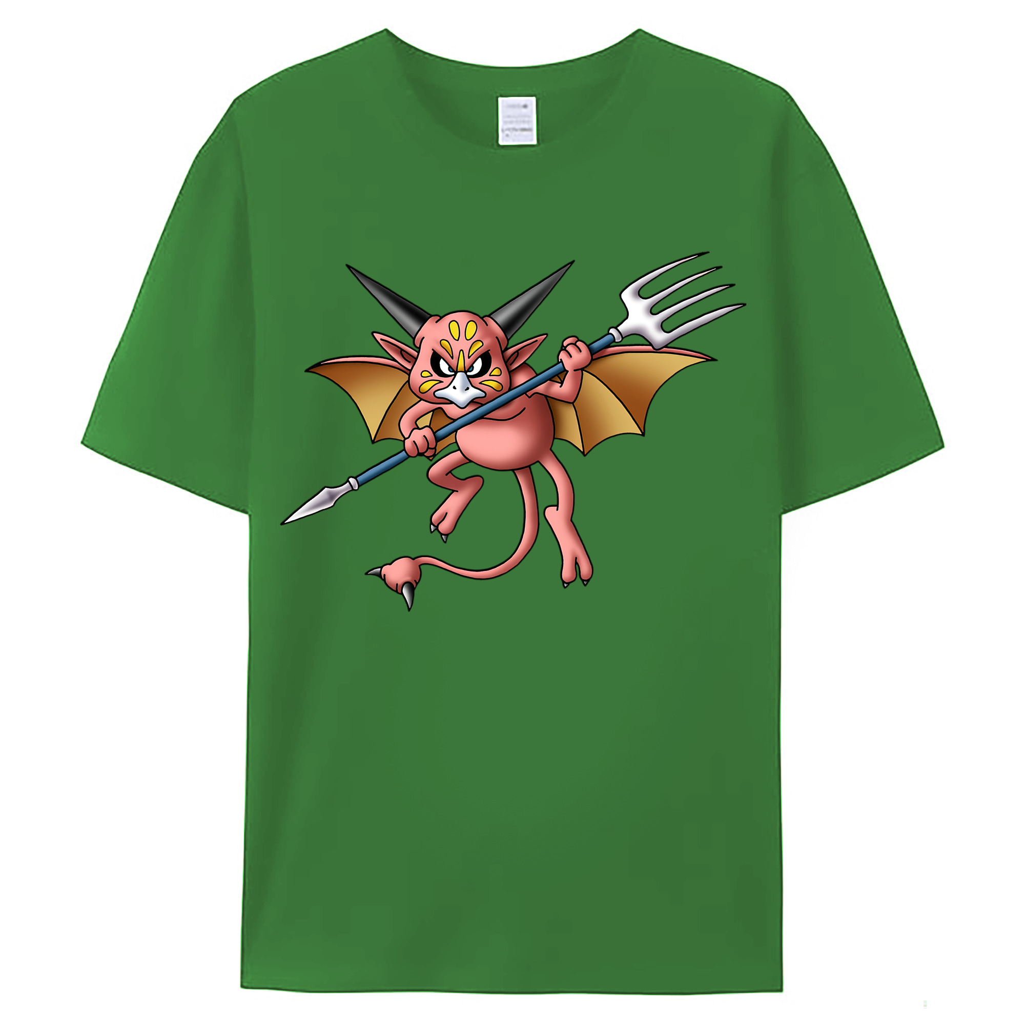 （画像用） ドラゴンクエスト Doragon Kuesuto Dragon Quest レディースカジュアルプリントTシャツ（綿100％）